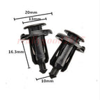 Set of 100 Push Type Rivet Retainers for Honda 