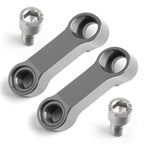 Pair of ALU Motorcycle Mirror Extenders for Honda (10mm)