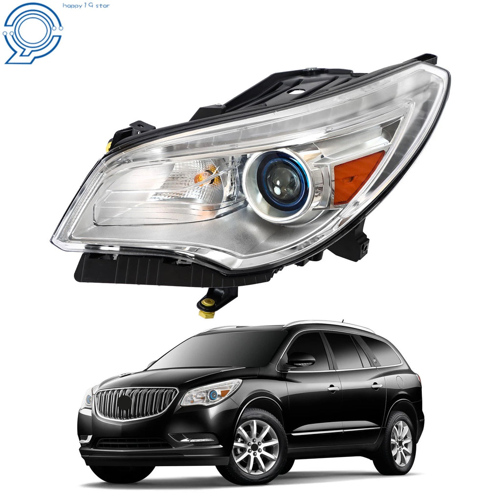 Headlight for Buick Enclave (2013–2017) HID with AFS LED DRL Left Chrome