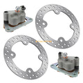 Front Left/Right Brake Caliper & Disc Rotor for Polaris RZR 800 EFI (2008–2014)