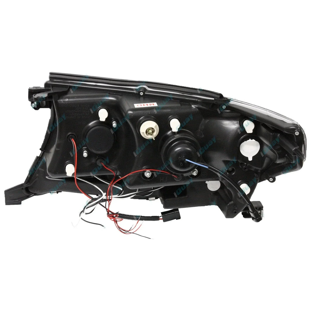 Angel-eye Projector LED Chrome Headlights for Landcruiser 200 Series (2007-2015)