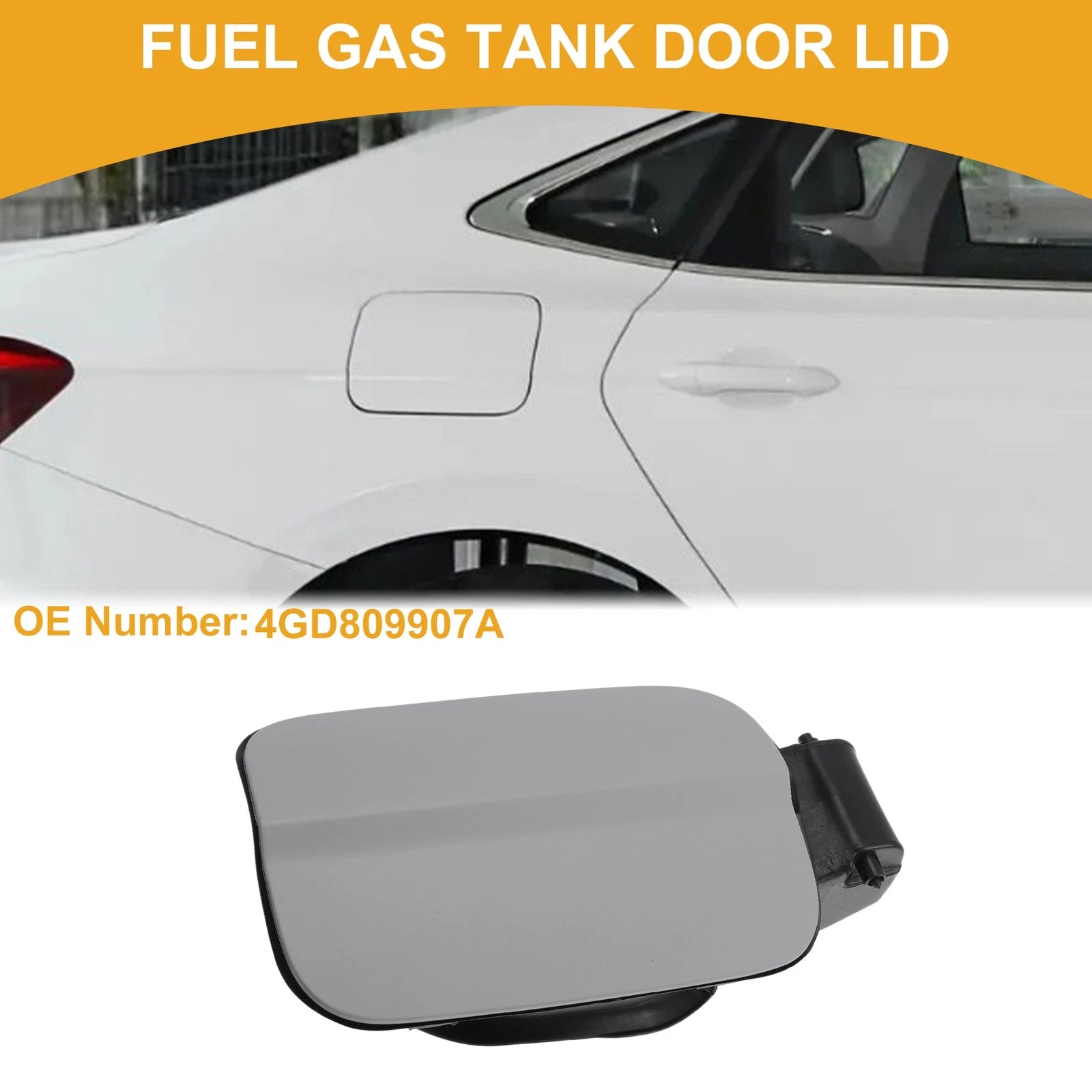 Fuel Tank Door Cap for Audi A6 C7 (2012–2018) No. 4GD809907A ABS