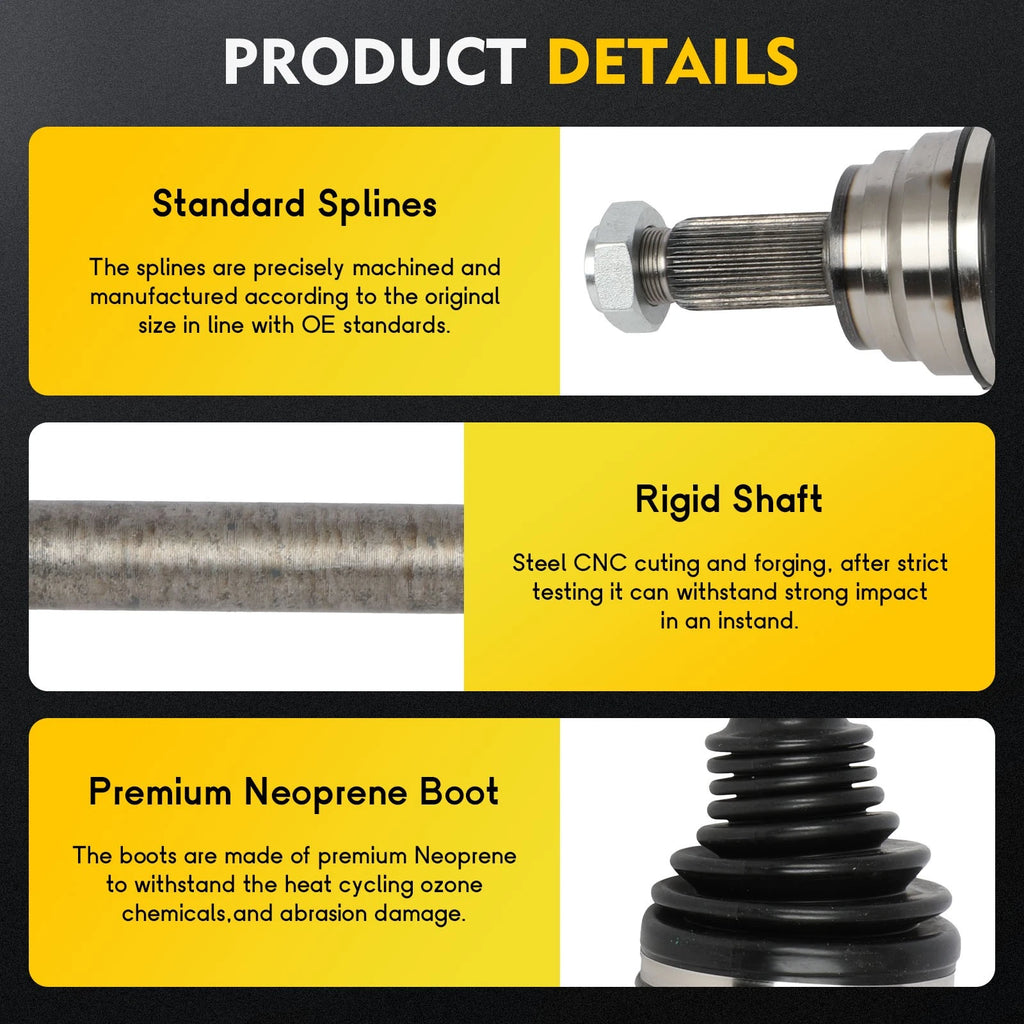 CV Axle Shaft Assembly for BMW X5 X6 (E70 E71 E72 F15 G05)