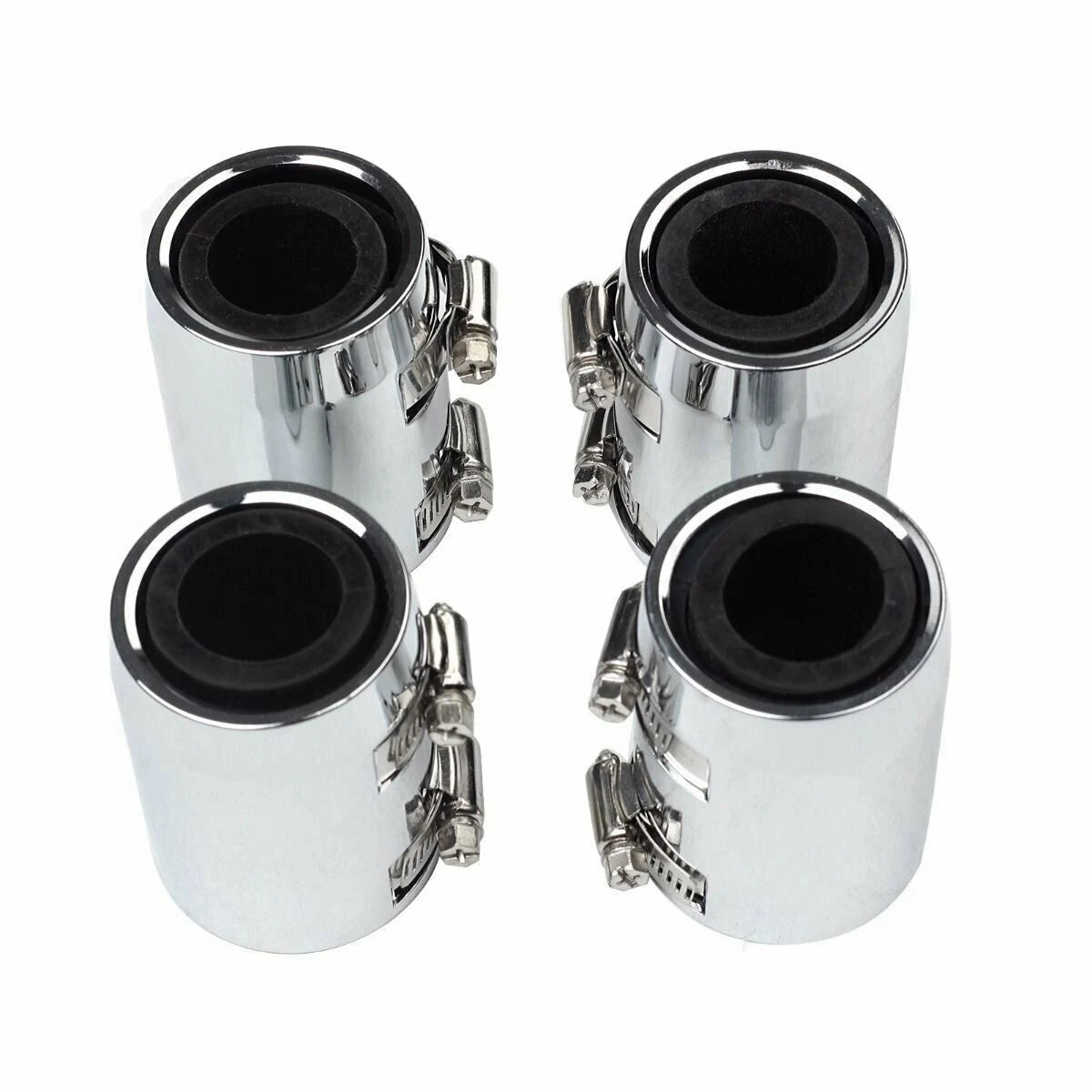 48" Stainless Steel Flexible Coolant Water Hose Kit for Universal Applications