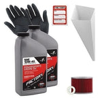 2X 10W40 Oil Change Kit for Kawasaki KL250 EX250