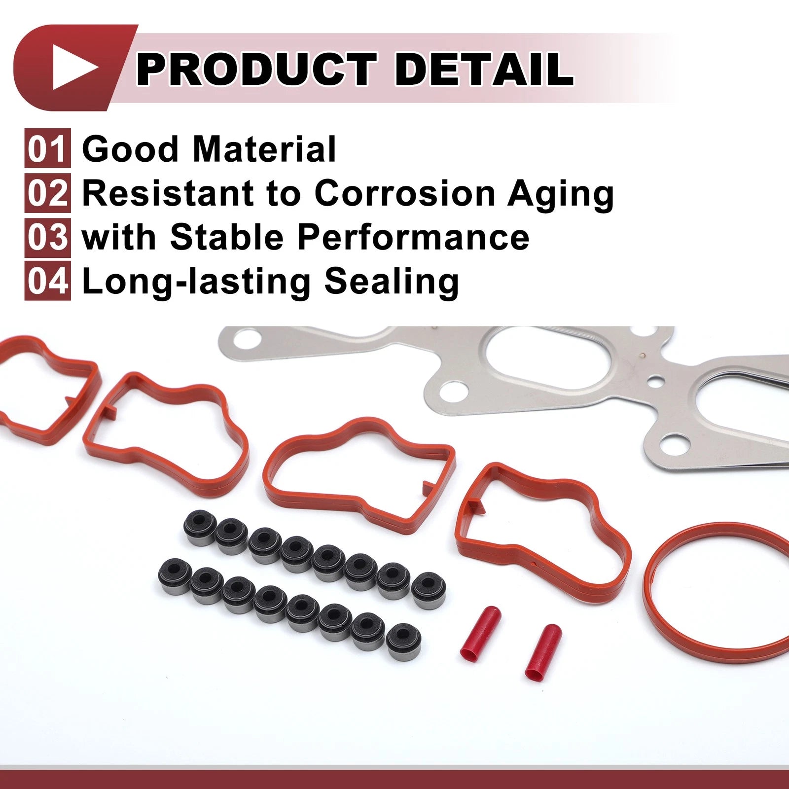 Set of 1 Timing Cover Gasket Kit No.HS54898 for Chevy Cruze 1.4L (2011–2015)