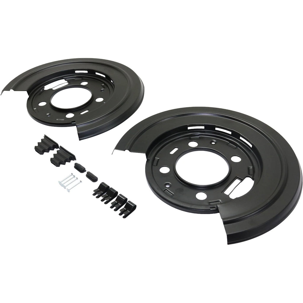 Set of 2 Rear Brake Dust Shields for F250 F350 F450 Super Duty
