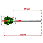 Motorcycle Oil Level Dipstick Aluminum Alloy Non Slip Grip for Easy Check