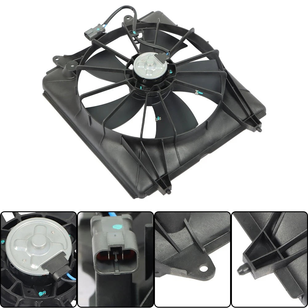 Set of 2 Radiator Cooling Fans for Honda CR-V (2007–2009)