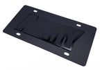 US Army Tactical Black License Plate with 3D Acrylic Logo for Universal Fit