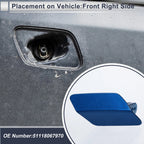 Headlight Washer Nozzle Cover Cap for BMW 320i (2012–2015) - Blue