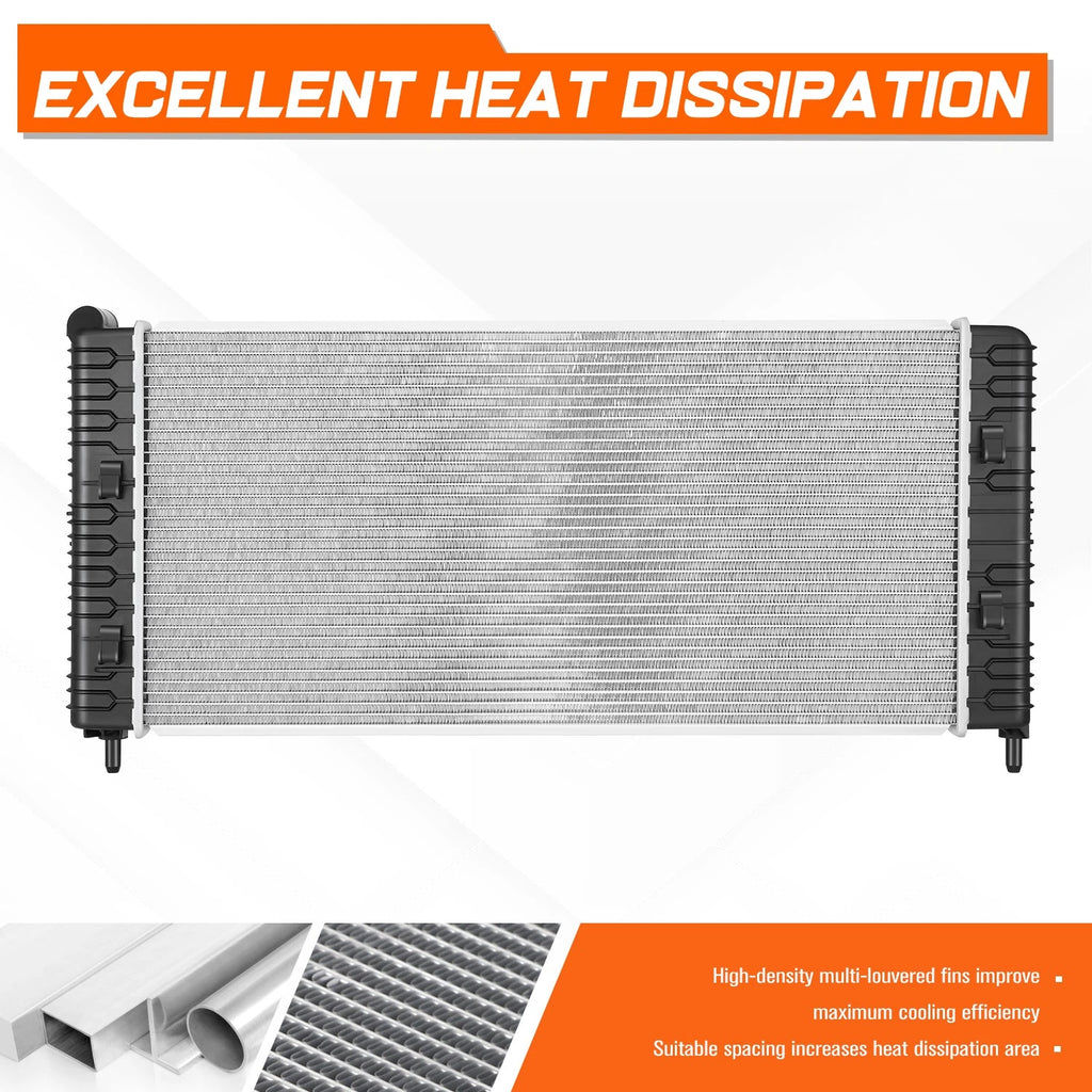 Aluminum Cooling Radiator for Chevy Impala 2011–2016 3.6L V6 DPI-13326