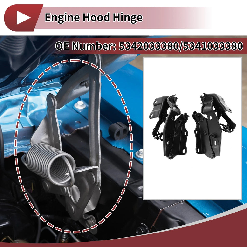 Hood Hinges for Lexus ES300h (2019–2022) 1 Pair No. 5342033380