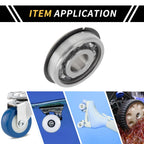 1 Pc 6200NR Deep Groove Ball Bearing for Scooter Skateboard Wheel (10x30x9mm)