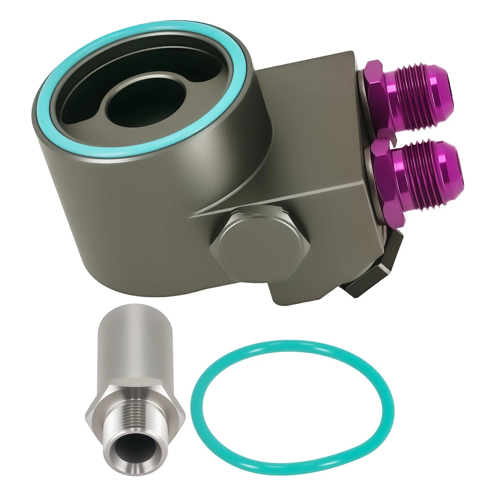 Aluminum Oil Sandwich Adapter AN10 for Honda Civic FC1 FK7 (2016–2021)