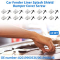 Set of 10 Fender Liner Splash Shield Bumper Cover Screws for Mercedes-Benz 500 SEC (1980–1993)