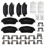 8pcs Ceramic Brake Pads Set for Toyota Sienna (2004–2010)