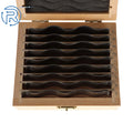 Set of 9 Wavy Steel Parallels for Precision Machining