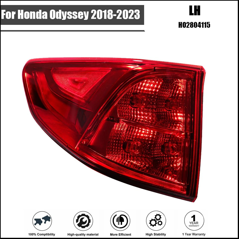 LED Tail Light Assembly for Honda Odyssey (2018–2023) Chrome Outer Left