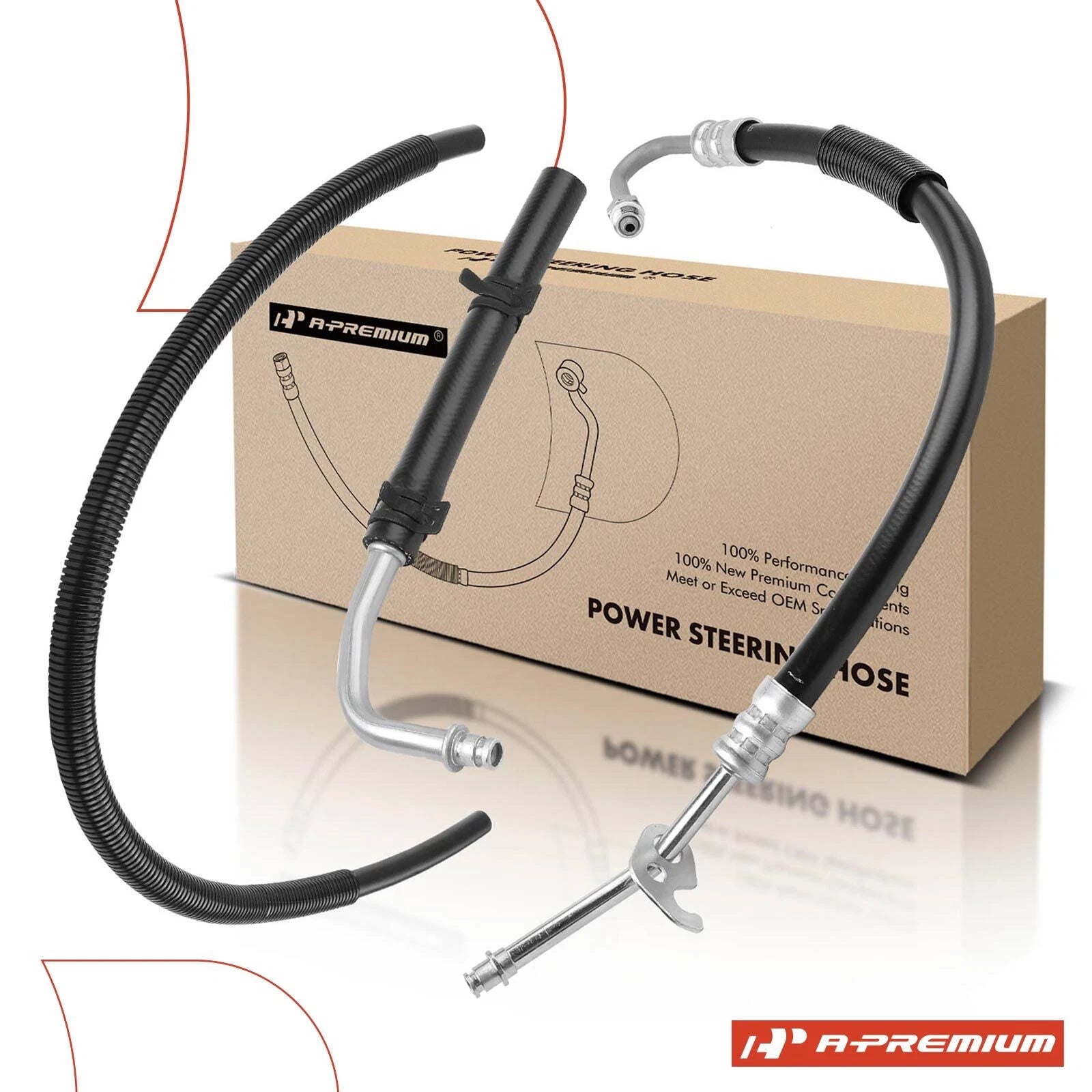3X Power Steering Pressure & Return Line Hose for Ford Ranger (2001–2011)