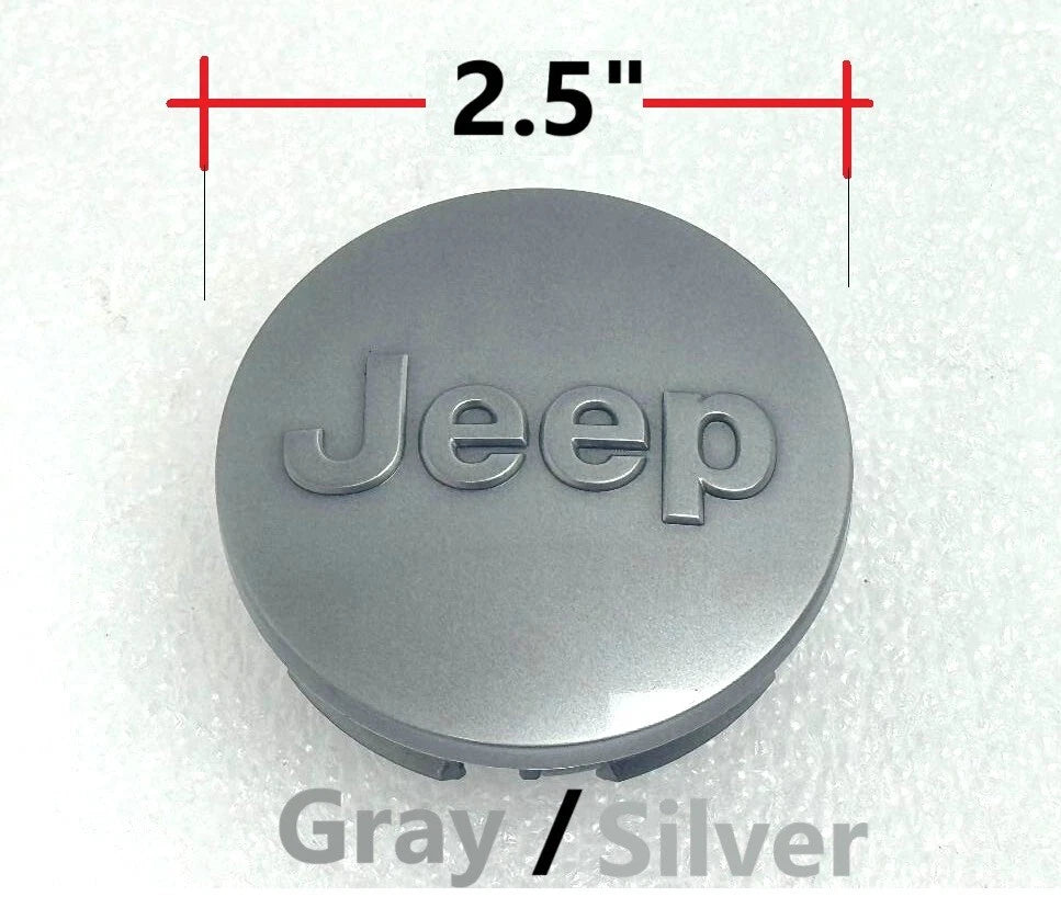 Set of 4 Wheel Center Caps for Jeep Grand Cherokee Compass Wrangler (2007–2021) 1LB77TRMAC