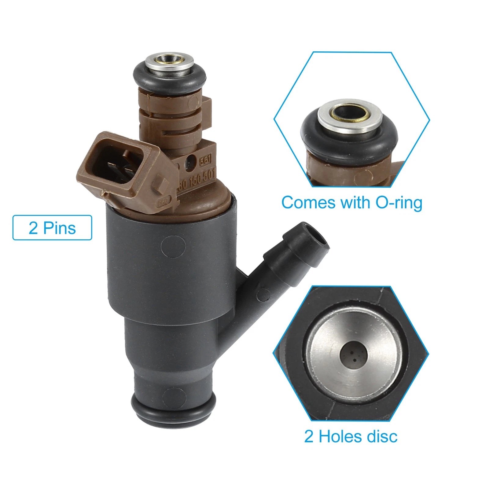 2 Holes Fuel Injectors for BMW 318i (1994–1998) No. 13641247196