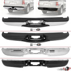 Chrome/Black Rear Bumper Face Bar for Ford Expedition (1997–2002)