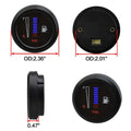 52mm 12/24V LED Fuel Level Meter Gauge for Car Motorcycle