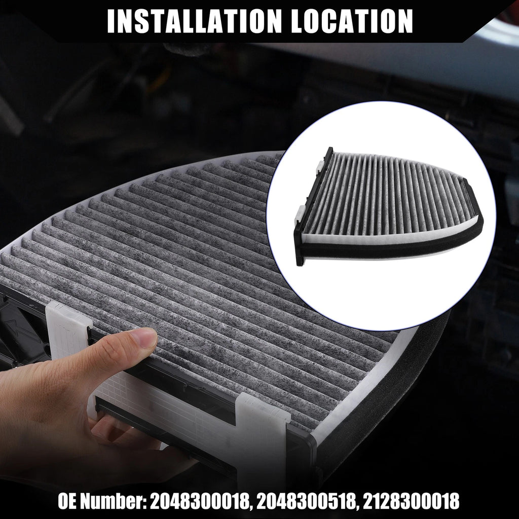 Cabin Air Filter with Activated Carbon for Mercedes-Benz C200 C250 (2015–2020)