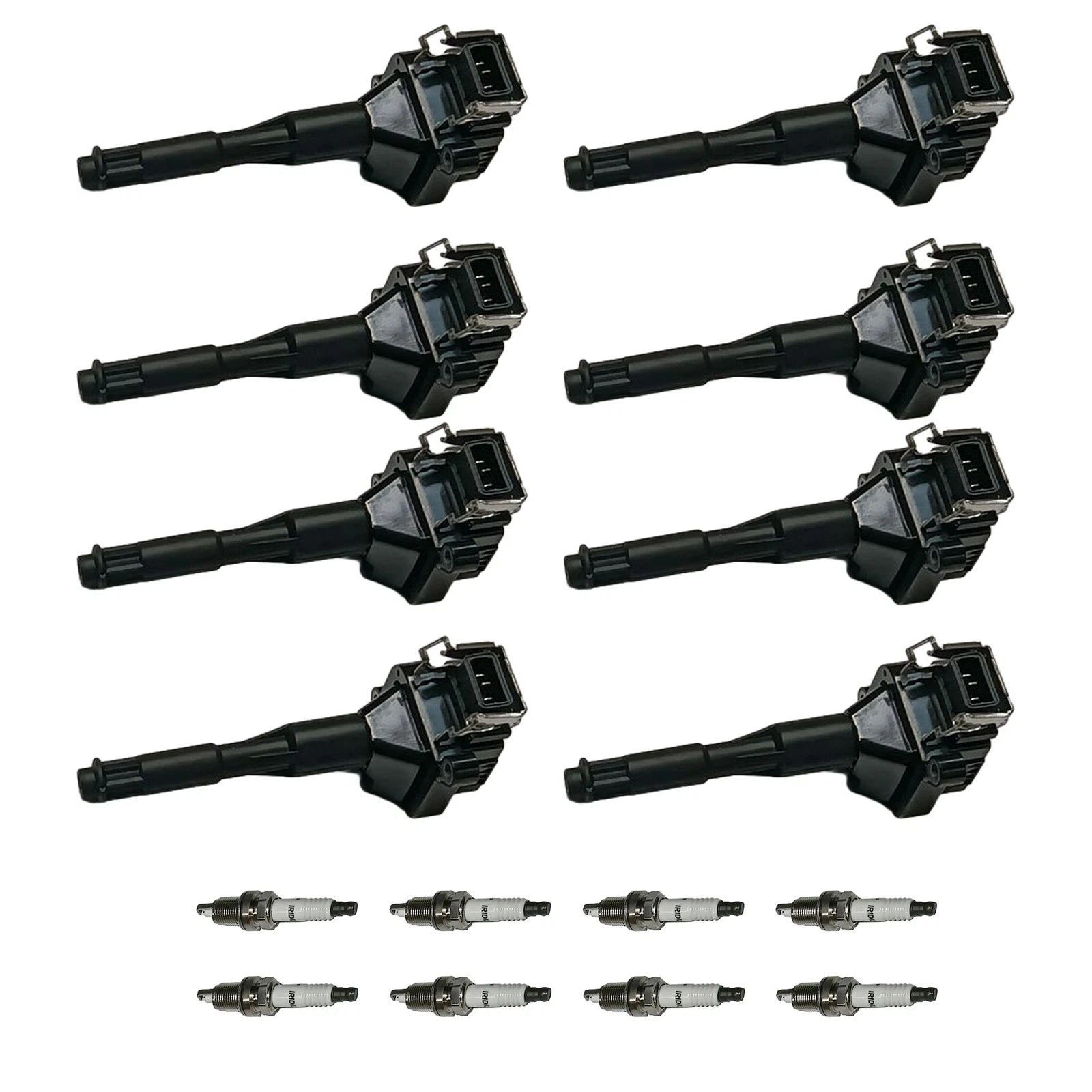 Set of 8 Ignition Coils & Spark Plugs for BMW X5 330 E46 (1994–2005)