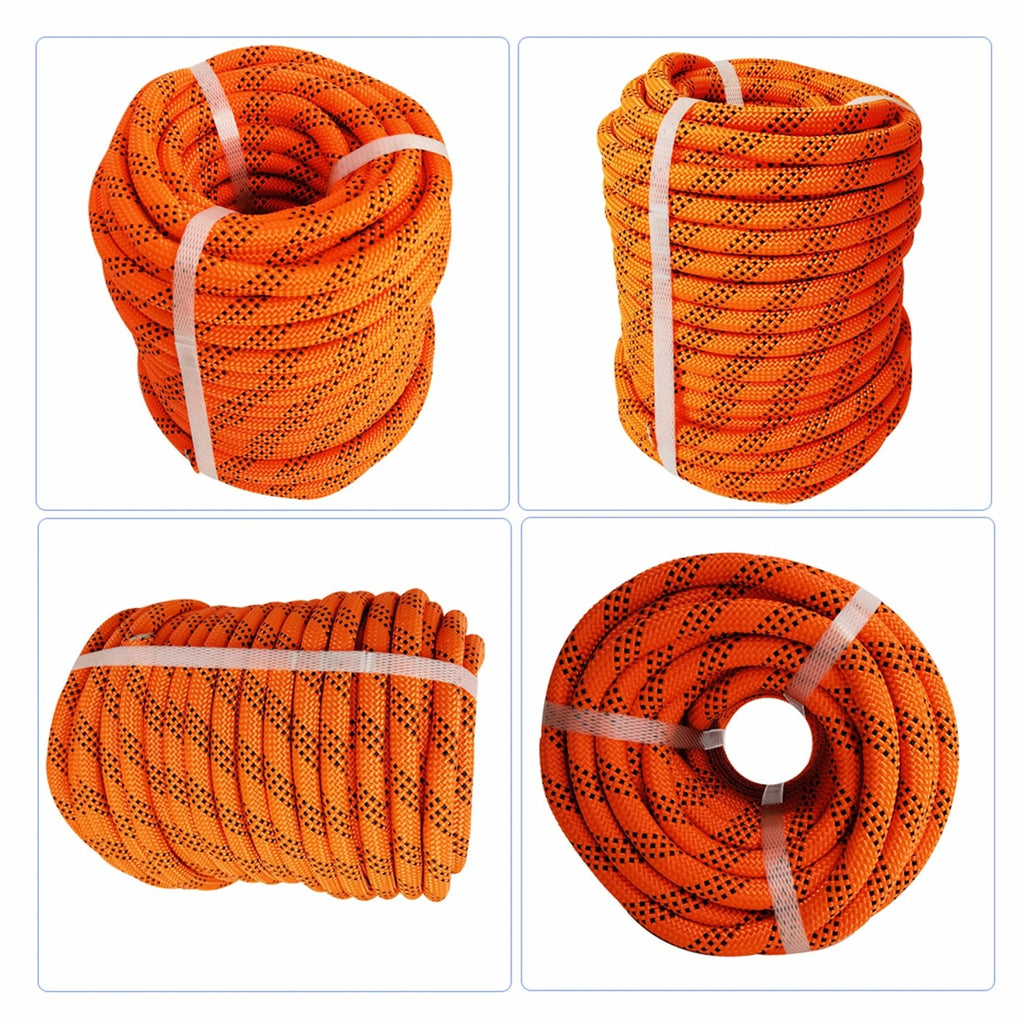 Double Braid Rope for Heavy-Duty Use (100ft, 1/2", 6180lbs Strength)