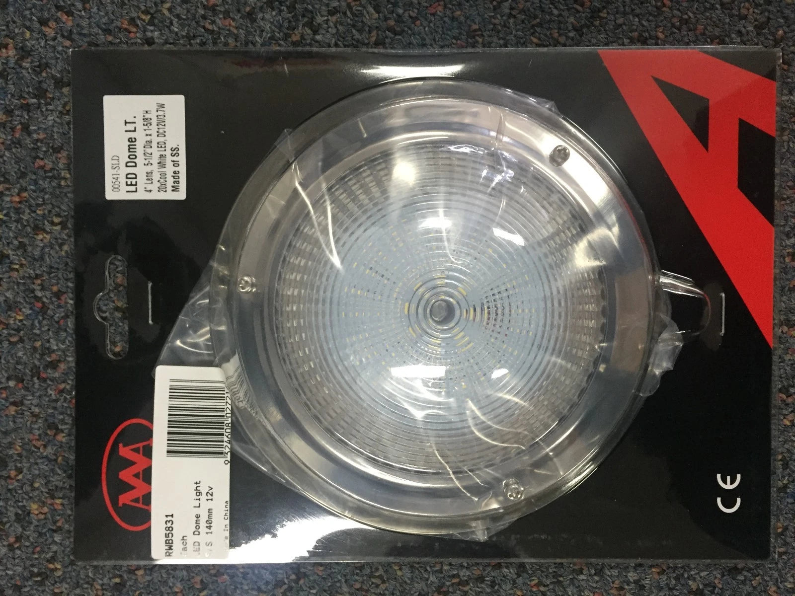 12V LED Dome Light for Boat Caravan Ceiling Lamp (140mm)