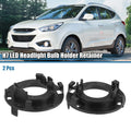 2X H7 LED Headlight Bulb Retainers Holder Adapter for Hyundai Mistra (2017)