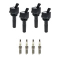 Set of 4 Ignition Coils & NGK Platinum Spark Plugs for Canyon (2004–2012)