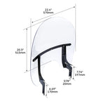Clear Windshield for Harley Touring Road King FLHR (1994–2023)