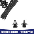 Set of 20 Car Clip Retainer Fasteners w/Cable Tie for Audi VW Skoda