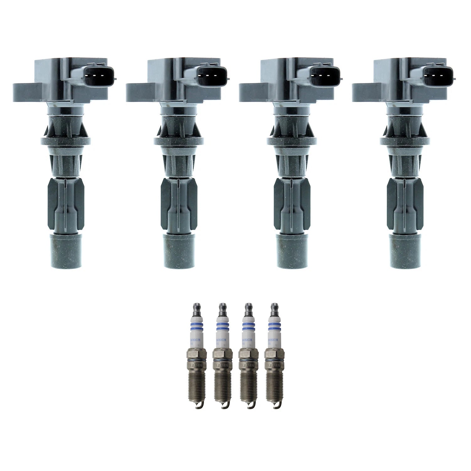 Set of 4 Ignition Coils & Spark Plugs for Mazda MX-5 Miata (2006–2015)