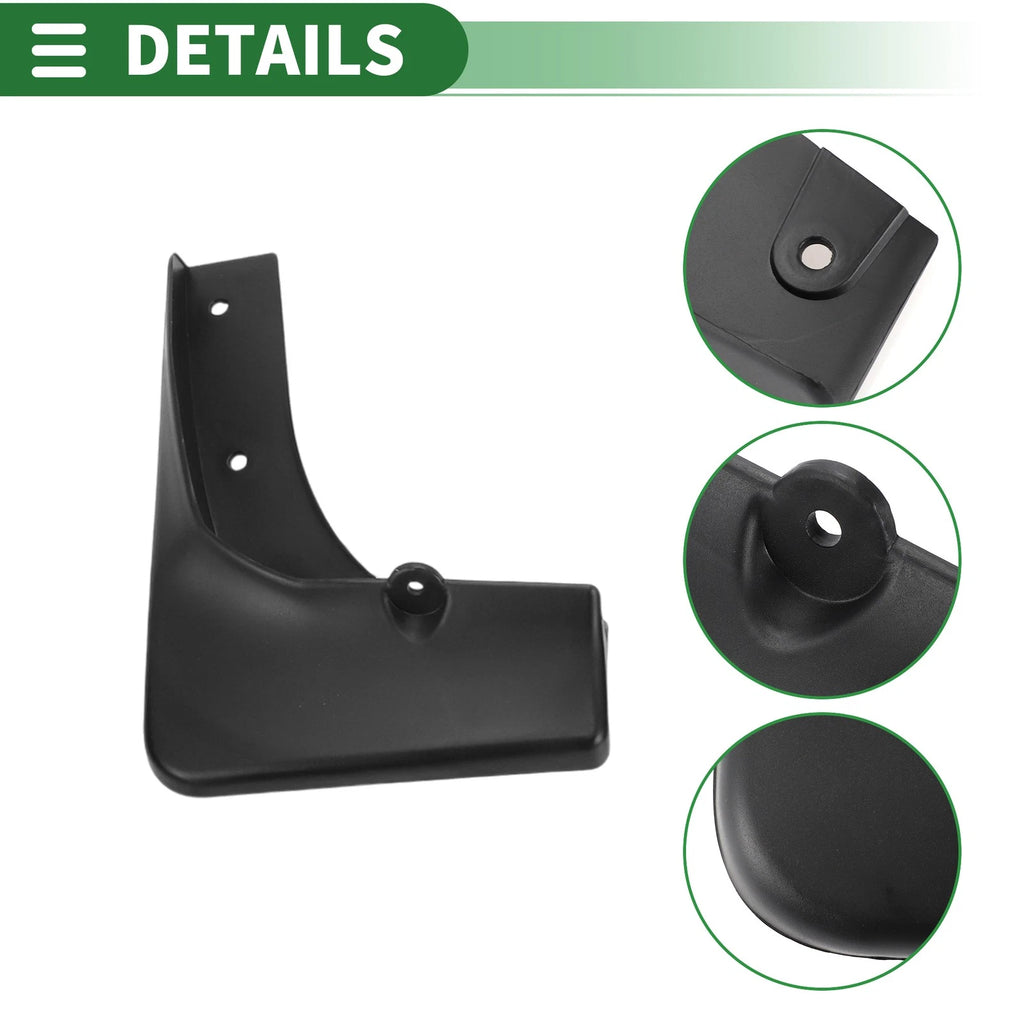 Set of 4 Mud Flaps Splash Guards for Mitsubishi Outlander (2003–2006)