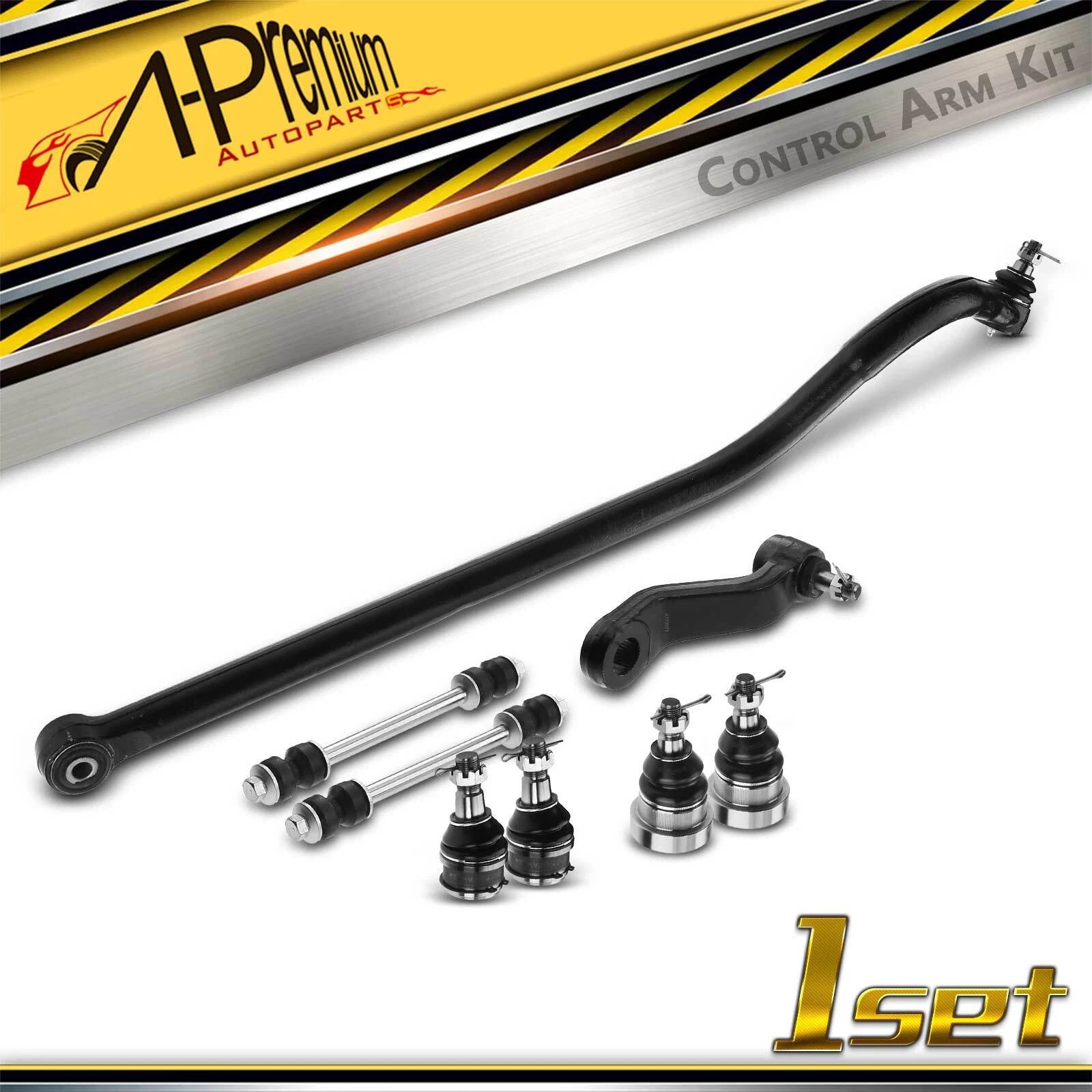 8x Front Ball Joint Track Bar Pitman Arm Sway Bar Link for Dodge (1994–1996)
