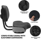 Bike Seat Backrest Cushion for Bicycle Tricycle - Support