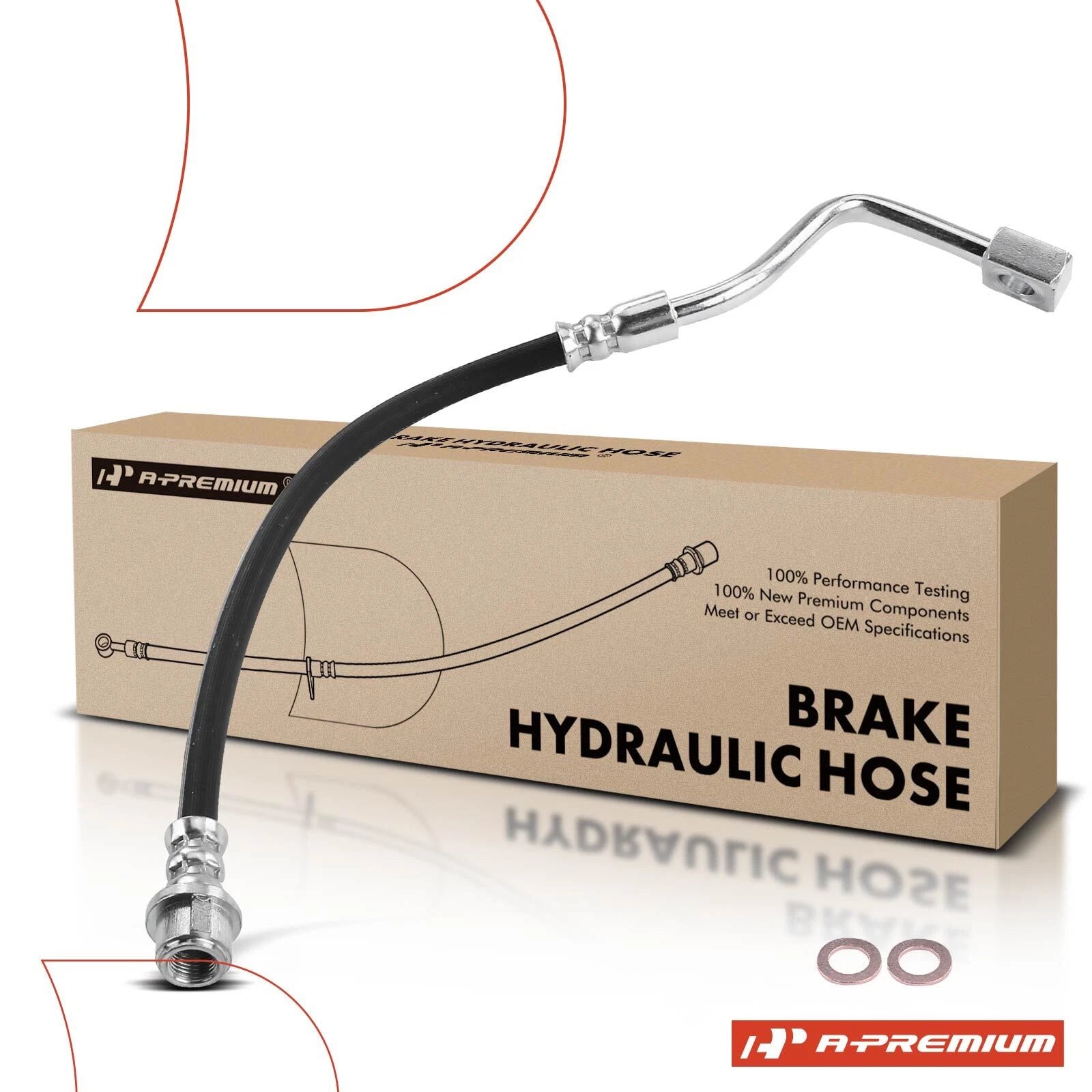 Rear Left Brake Hydraulic Hose for Chevy Malibu (2017–2020)