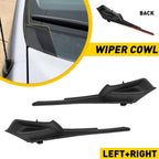 Wiper Cowl Trim Panel Side Fender Hood End Caps for Toyota Sienna (2011–2020)