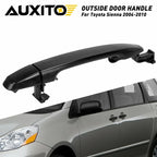 2X Door Handle for Toyota Sienna (2004–2010) - Rear Left Right, Black OH
