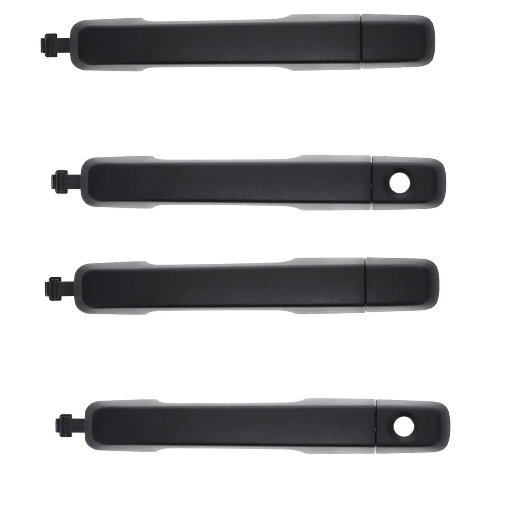 4pcs Textured Black Outer Door Handle for Isuzu D-Max (2012–2020)