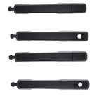4pcs Textured Black Outer Door Handle for Isuzu D-Max (2012–2020)