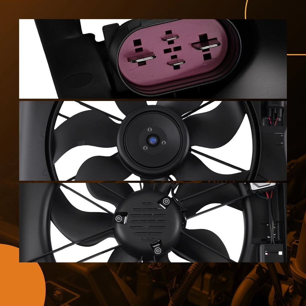 Electric Radiator Cooling Fan for Mercedes-Benz CLA250 GLA250 (2014–2020)