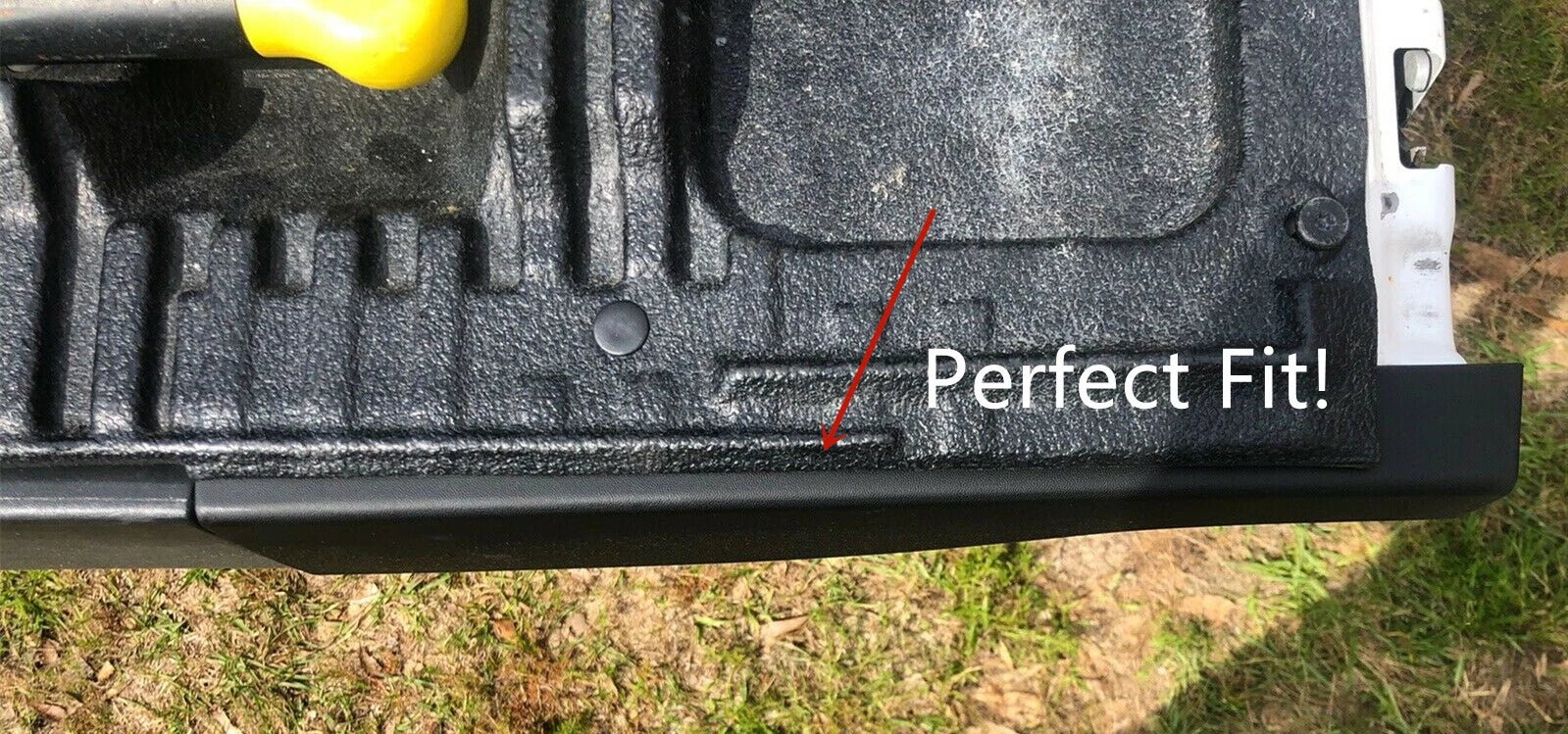 Set of 2 Tailgate End Cap Molding Trim for Ford F250 F350 (2008–2016)