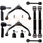 10Pcs Front Upper Control Arm Ball Joint Tie Rod Kit for Jeep Liberty (2005–2007)