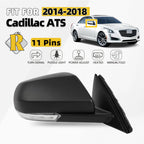 Right Side Mirror for Cadillac ATS (2014–2018) w/Turn Signal & Puddle Light