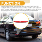 Rear Left Bumper Reflector No. 17A945105 for Volkswagen Jetta (2019–2021)